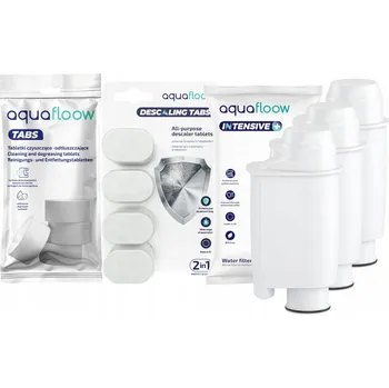 Filtr do kávovaru Sada AquaFloow pro kávovar Saeco Lirika: 3x filtr, odvápňovač, tablety