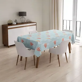 ubrus Sablio Ubrus Horkovzdušné balony na nebi - 130x130 cm