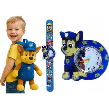 Dětský batoh Dětský batoh pro chlapce, dítě, batole Tlapková patrola + hodinky
