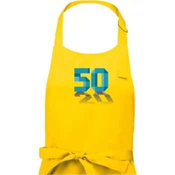 Kuchyňská zástěra Záleží na úhlu pohledu - 50 - Pánská zástěra na vaření - Univerzální velikost ( Žlutá )