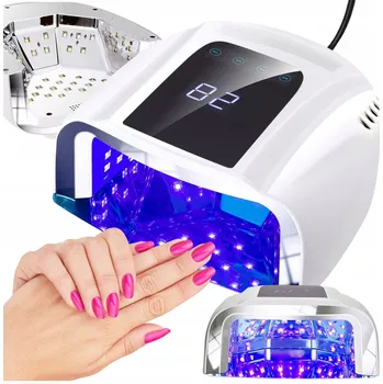 UV lampa na nehty UV LED LAMPA NA NEHTY 96W PRO HYBRIDNÍ GELY SILNÁ ZRCADLOVÉ DNO LCD