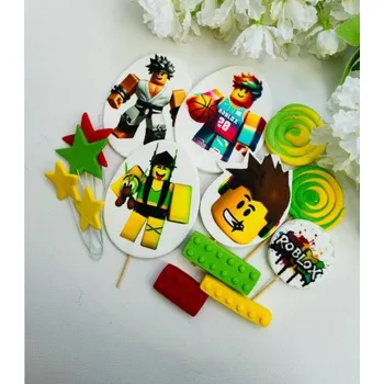 Jedlá dekorace na dort Lucie´s Sprinkles Jedlá dekorace na dort – Roblox kluk set