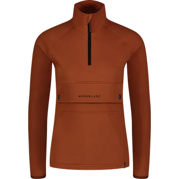 Dámská mikina Dámská mikina NORDBLANC INEFFABLE NBSLS8226 HNĚDÁ 36