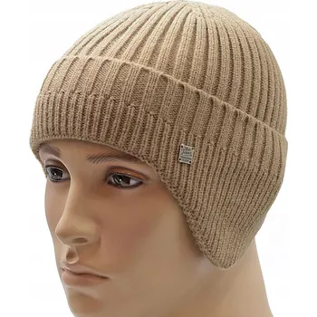 Čepice Pako Jeans zimní čepice béžová, univerzální velikost