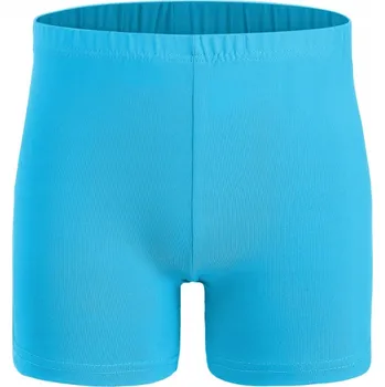 Dámské kraťasy MODRÉ KRAŤASY NA BALET, GYMNASTIKU, TANEC U PYŽE, AKROBATIKU, VEL. 130
