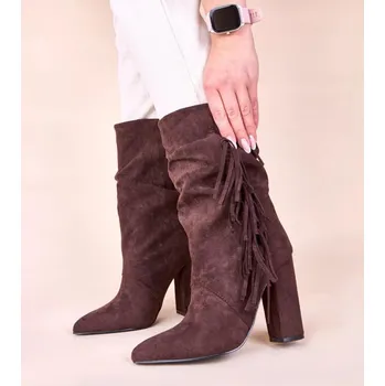 Dámská zimní obuv Boty na podpatku model 221008 Solea 39