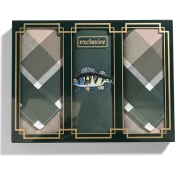 Látkový kapesník Pánské kapesníky s rybou – vhodné jako dárek, VELIKOST UNI