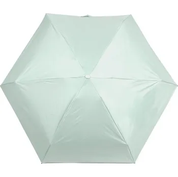 Deštník Skládací mini deštník s pevným pouzdrem - 8 béžová světlá