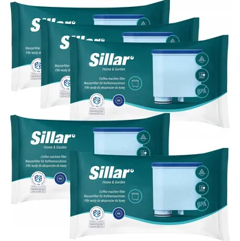 Filtr do kávovaru Vodní filtr Sillar pro kávovary Philips Saeco - 5 kusů
