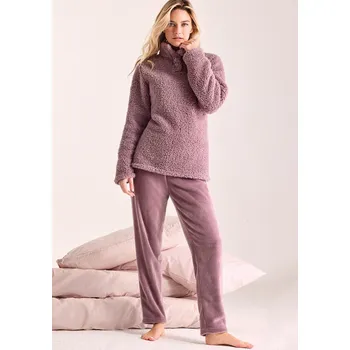 Dámské pyžamo Dámský komplet Infiore 653016 M Starorůžová1