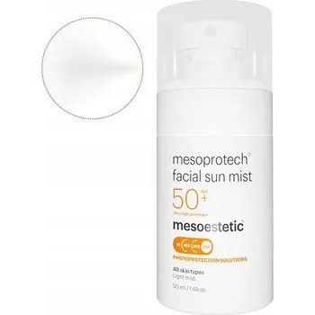 Přípravek na opalování MESOESTETIC Mesoprotech Facial Sun Mist SPF 50+ 50 ml NOVÁ EDICE