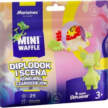 ostatní stavebnice Marioinex Diplodok a Scéna kouzelníků stavebnice vafle mini stavebnice 25 dílků