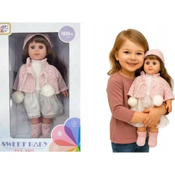 Panenka Panenka Sladká Maja s Růžovou Vestou s Bambulkami a Čepicí