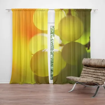 Závěs Sablio Závěs Hroznové víno: 2ks 140x250cm