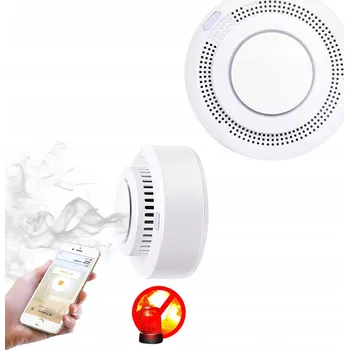 HLÁSIČ POŽÁRU, DETEKTOR KOUŘE 2KS WIFI ALARM BEZDRÁTOVÝ TUYA