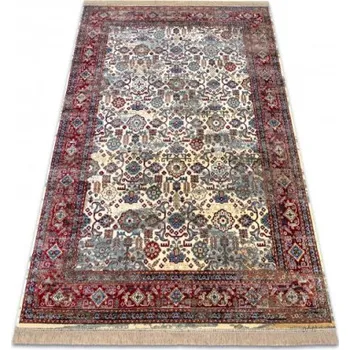 Koberec Koberec WINDSOR 22993 ORNAMENT FREDZLE sloní kost/červený