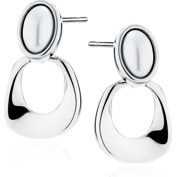 Náušnice Stříbrné náušnice ADRIANA s perlou Ag 925/1000