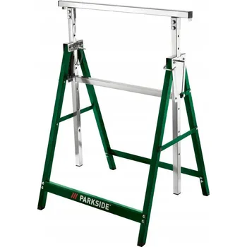 Koza na řezání dřeva Ocelová podpěra / Kozlík stavitelný Parkside, 80-130 cm, nosnost 200 kg