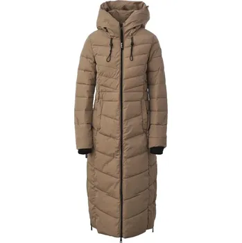 Redspot dámský kabát zimní J59 béžový (dlouhý dámský zimní kabát)
