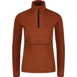 Dámská mikina NORDBLANC INEFFABLE NBSLS8226 HNĚDÁ 40