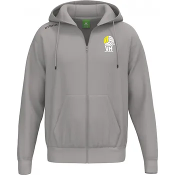 Pánská mikina ERIMA MIKINA NA ZIP S KAPUCÍ 152 VK KARLOVARSKO - Světle hnědá - velikost XXXXL