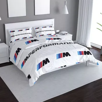 Povlečení Sablio Povlečení MPERFORMANCE bílý vzor - 140x200 / 90x70