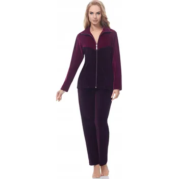 Bellivalini Teplákovka velurový dámský Plus size 5XL rozepínací s kapsami