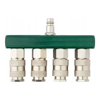 rozdělovač topení PARKSIDE Rozdělovač stlačeného vzduchu, 4cestný rozdělovací ventil
