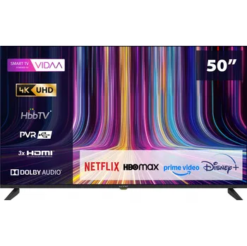 Televizor Televize Kiano Elegance 50" s Vidaa Smart TV, D-LED, DVB-T2/S2