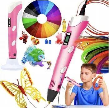 IP kamera MAGICKÝ PROPISKA 3D PEN S NÁPLNÍ FILAMENTY 159 M! RŮŽOVÝ DUGOPIS