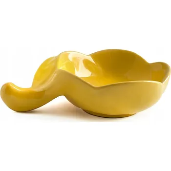 Svícen Keramický svícen List žlutý