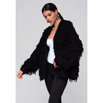 Dámský svetr Larica Dámský kardigan LW-SWCD-0109 Barva: Černá, Velikost: ONE SIZE