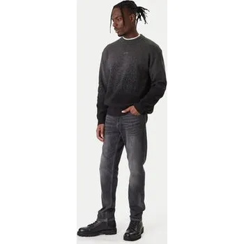 Pánský svetr BOSS Svetr Kalbrush 50548701 Černá Regular Fit M