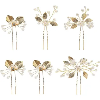 Ozdobné hřebeny do vlasů, 6 ks