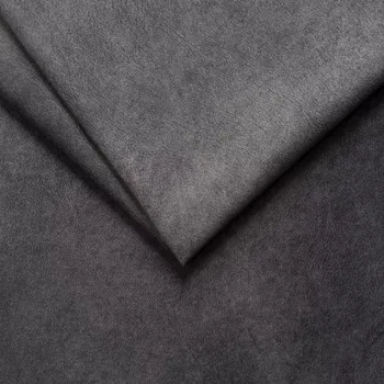 Velurová potahová látka Salvador Graphite pro nábytek, metráž - Pet Proof