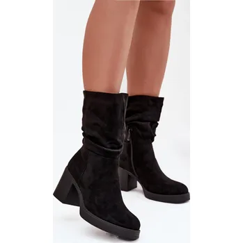 Dámská zimní obuv Boty na podpatku model 220695 Step in style 40