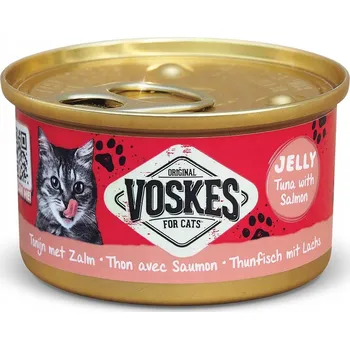 Krmivo pro kočku Voskes mokré Krmivo pro kočky s tuňákem a lososem 85g