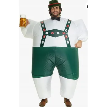 Karnevalový kostým Nafukovací kostým Lederhosen pro dospělé, Bavorák na Oktoberfest