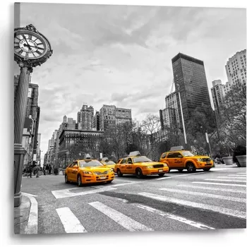 Obraz Sablio Obraz Žluté taxiky - 50x50 cm