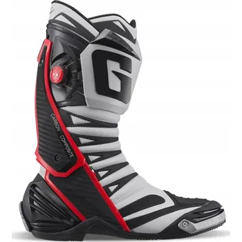 Moto obuv Moto boty GAERNE GP1 EVO SPORTOVNÍ šedé/ červené velikost 45