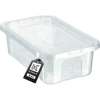Dóza na potraviny Plastová nádoba s víkem Kadax Multibox 4,5 l průhledná