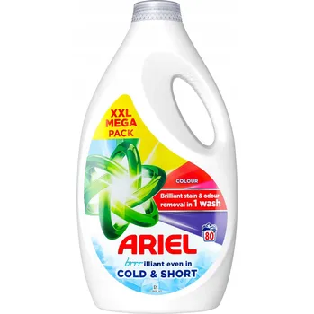 Prací prostředek Ariel Cold Wash Kolor Gel na praní barevného prádla 80 dávek 2,64L