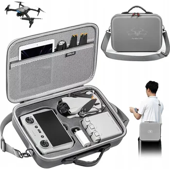 Dron POUZDRO PRO DRON DJI MINI 4 PRO A MINI 3 PRO S POPRUHEM A RC ZABEZPEČENÍM