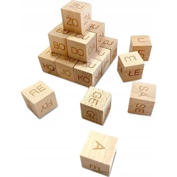 ostatní stavebnice Otevřené slabiky - dřevěné vzdělávací stavebnice