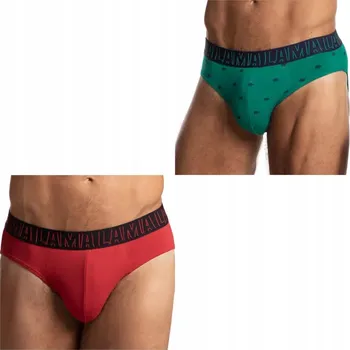 Slipy LAMA Pánské slipy bavlna M-1055SD 2-balení L