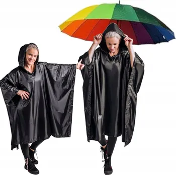 Pláštěnka Černé nepromokavé pončo Jack Mors univerzální polyester