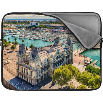 pouzdro na notebook Sablio Obal na notebook Barcelona Přístav - 17"