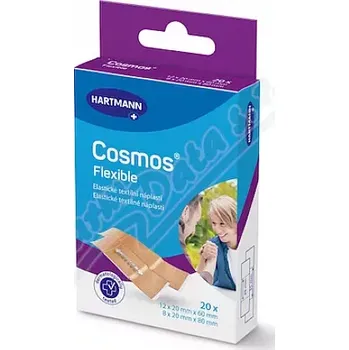 Náplast COSMOS náplasti Pružná 2vel. 20ks Flexible