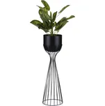 Květináč na stojanu LOFT V 68 cm černý