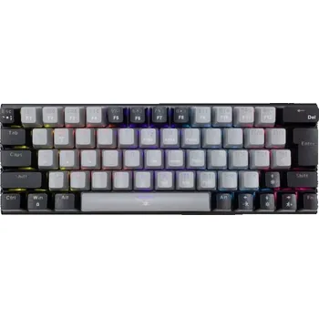 White Shark WAKIZASHI 2, šedo-černá (CZ/SK + červené switche)